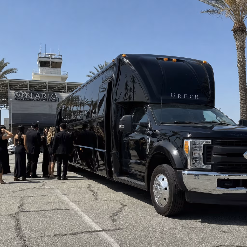 Rent a Bus to Ontario International Airport