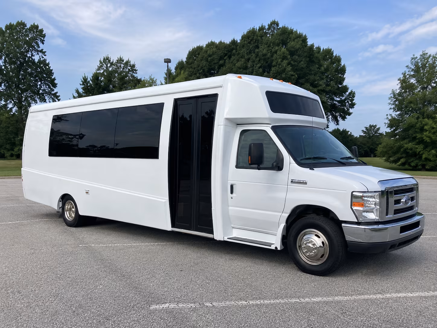 Fontana Birthday, Sweet 16, & Quinceañera Transportation party bus exterior