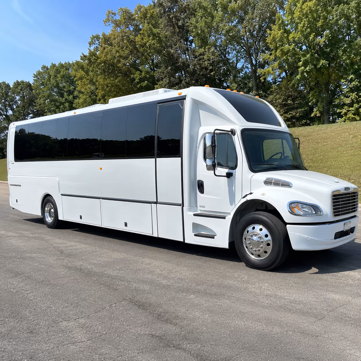 Fontana Birthday, Sweet 16, & Quinceañera Transportation party bus exterior