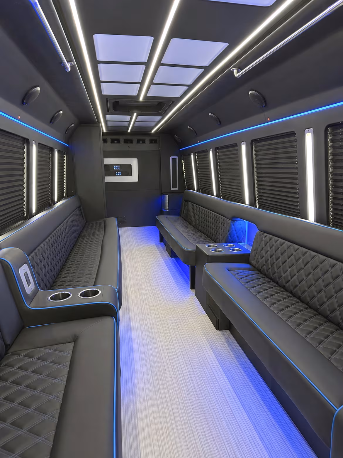 Fontana Concert & Music Festival Transportation party bus interior