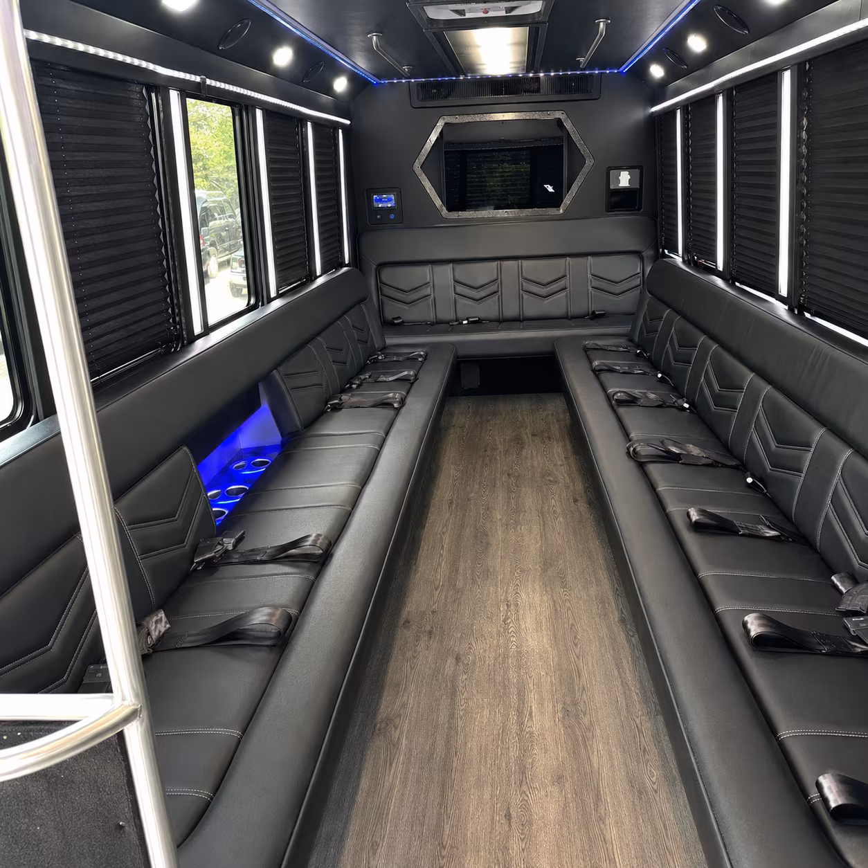 Fontana Concert & Music Festival Transportation party bus exterior
