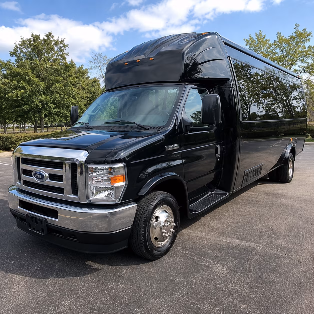 Fontana Concert & Music Festival Transportation party bus exterior