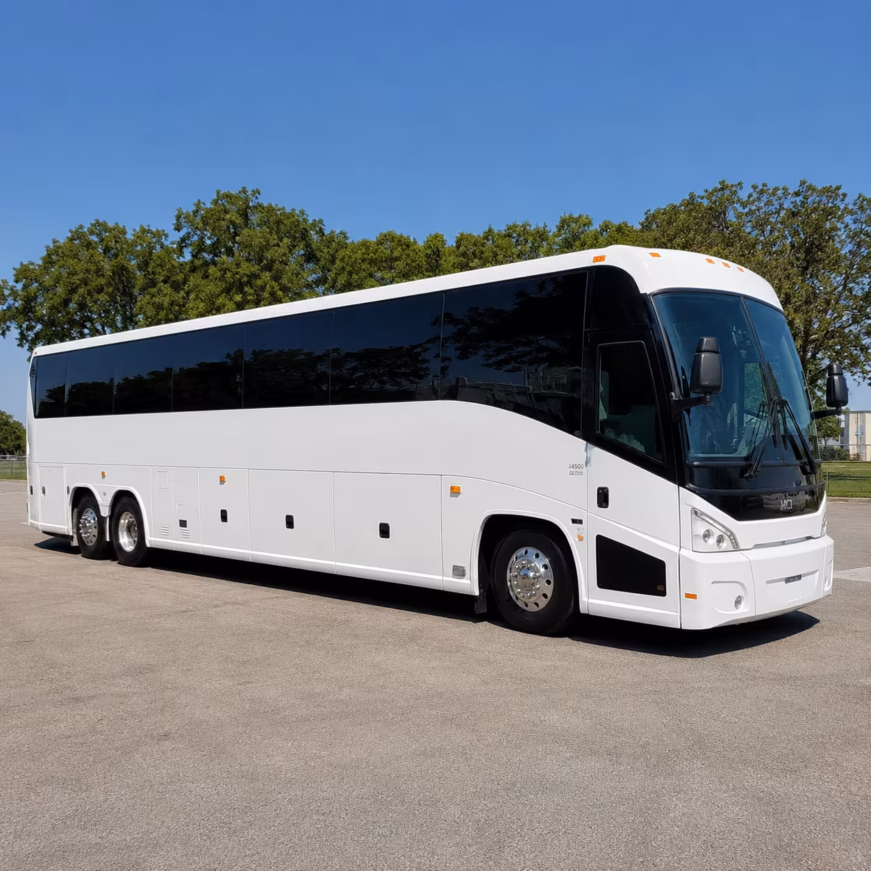 Fontana Corporate Transportation party bus exterior