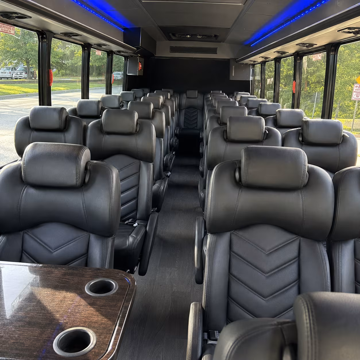 Fontana Corporate Transportation onboard seating