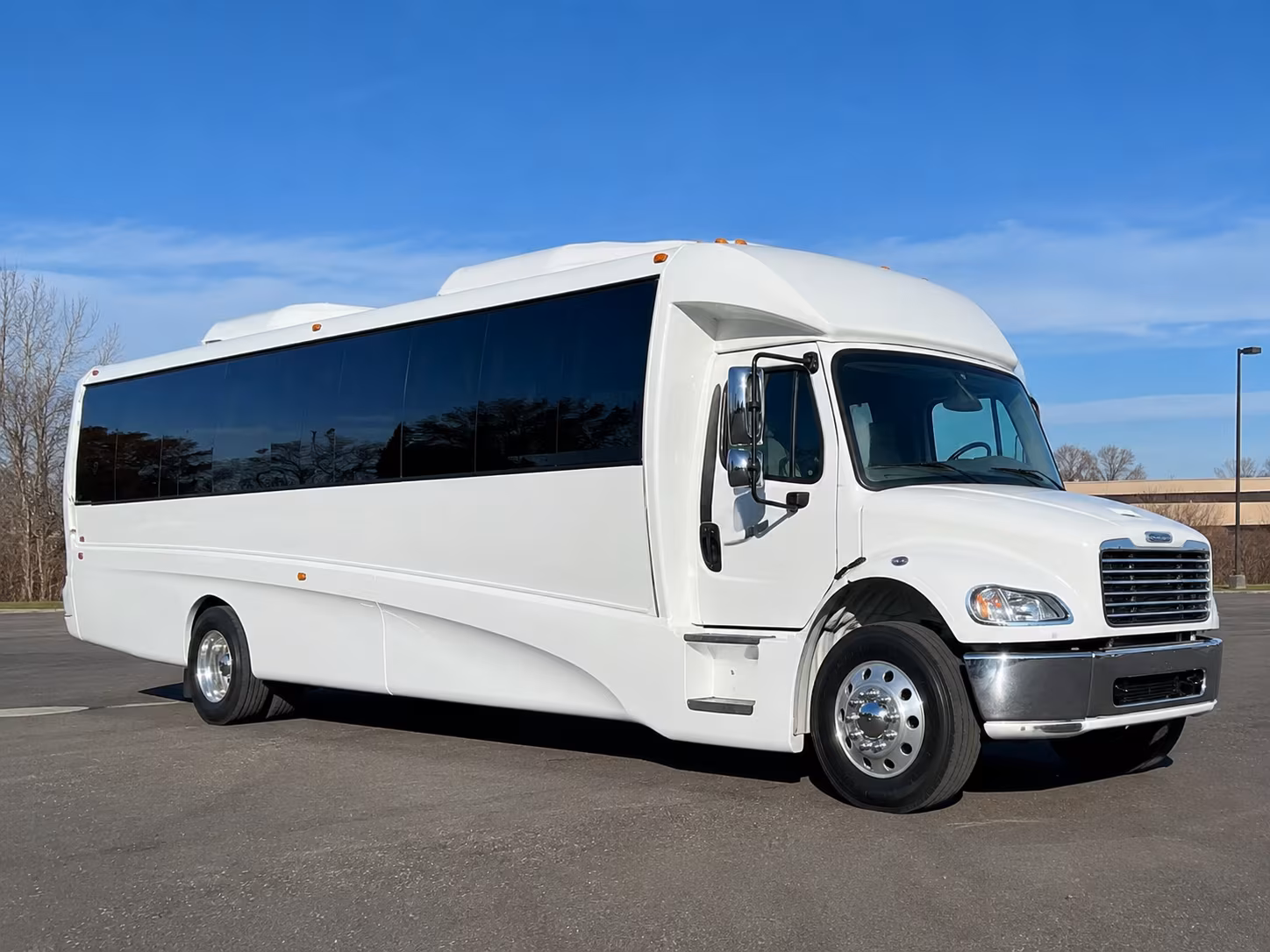 Fontana Prom & Homecoming Transportation party bus exterior