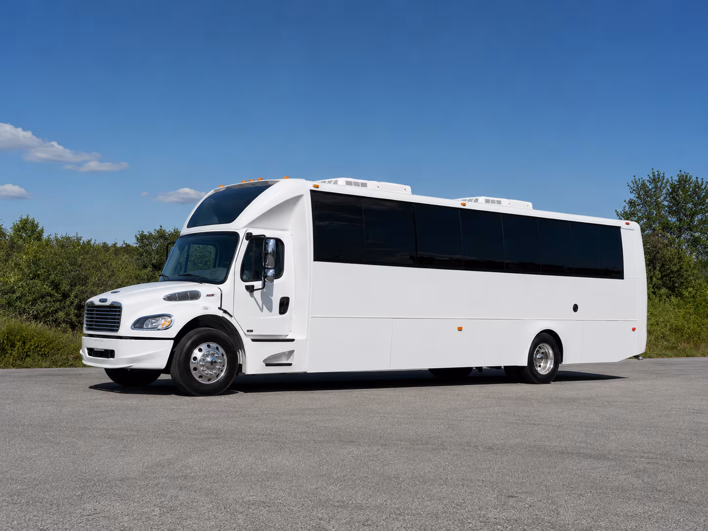 Fontana Wedding Transportation party bus interior