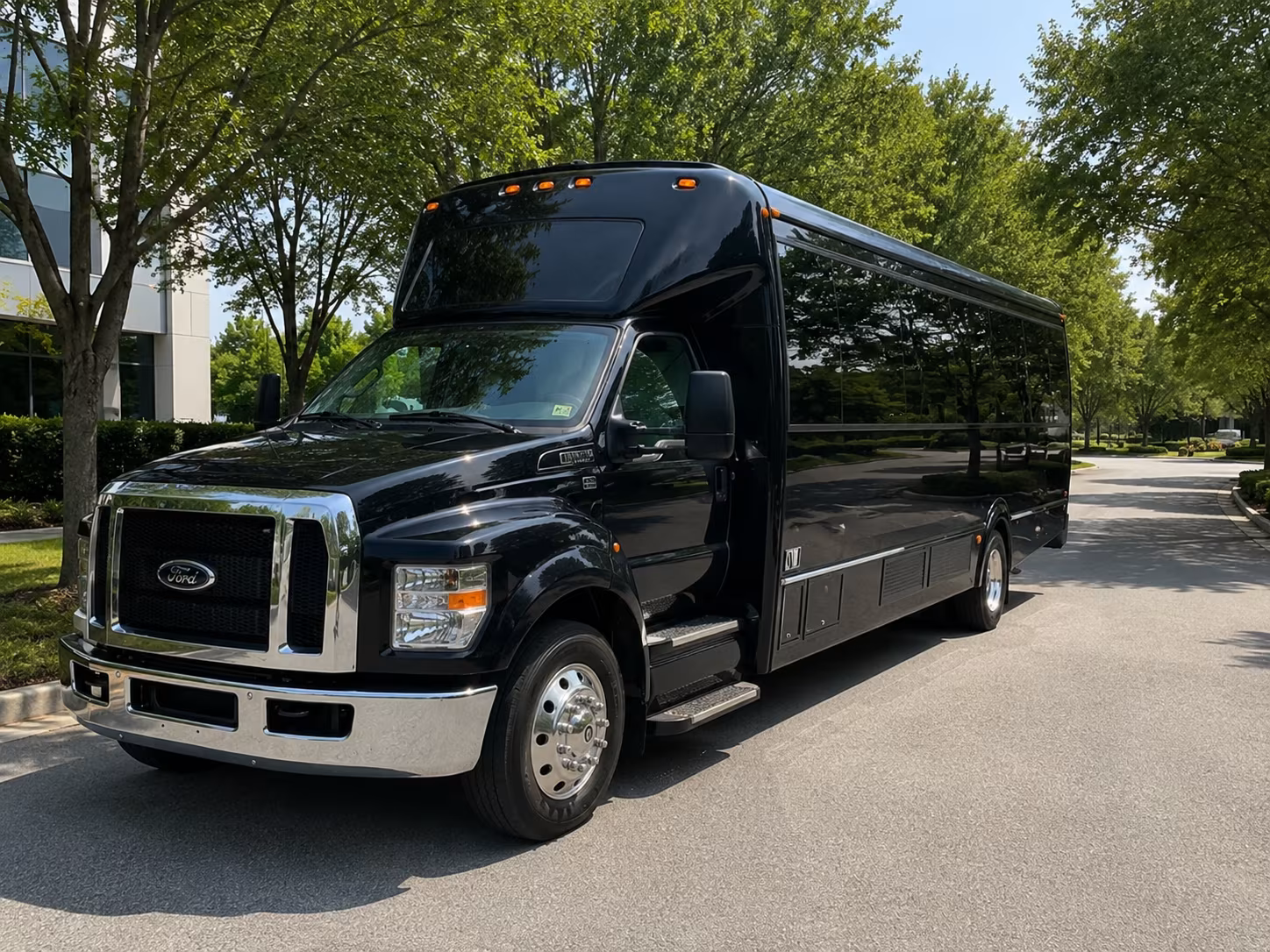 Fontana Winery Tour & Pub Crawl Transportation party bus exterior
