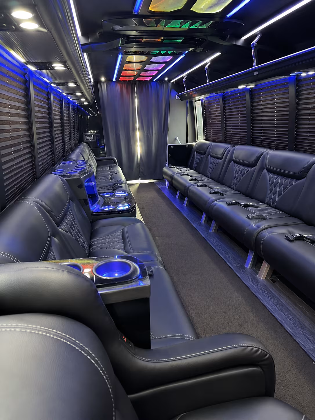 Fontana Winery Tour & Pub Crawl Transportation party bus exterior