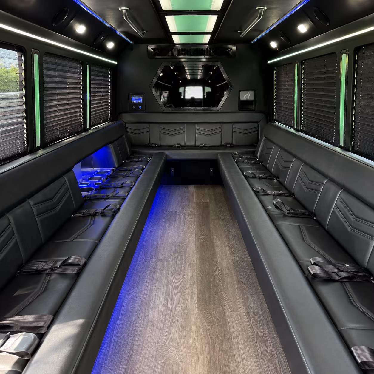 Fontana Winery Tour & Pub Crawl Transportation party bus exterior