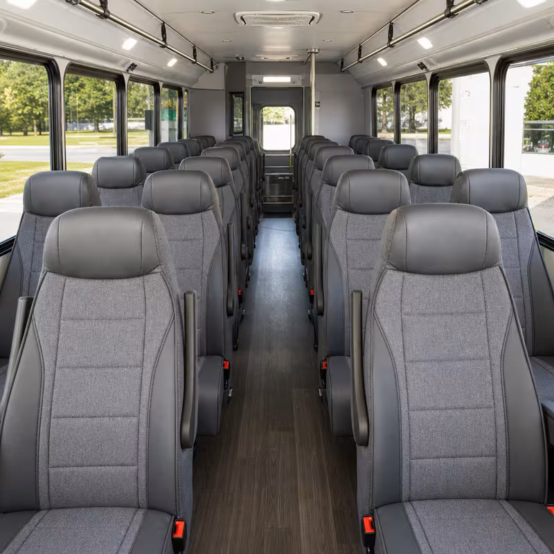 15-35 Passenger Minibus Inside