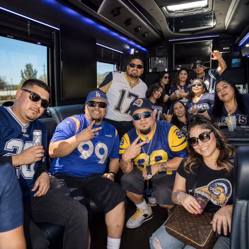 Fontana Sporting Event Transportation fleet vehicle