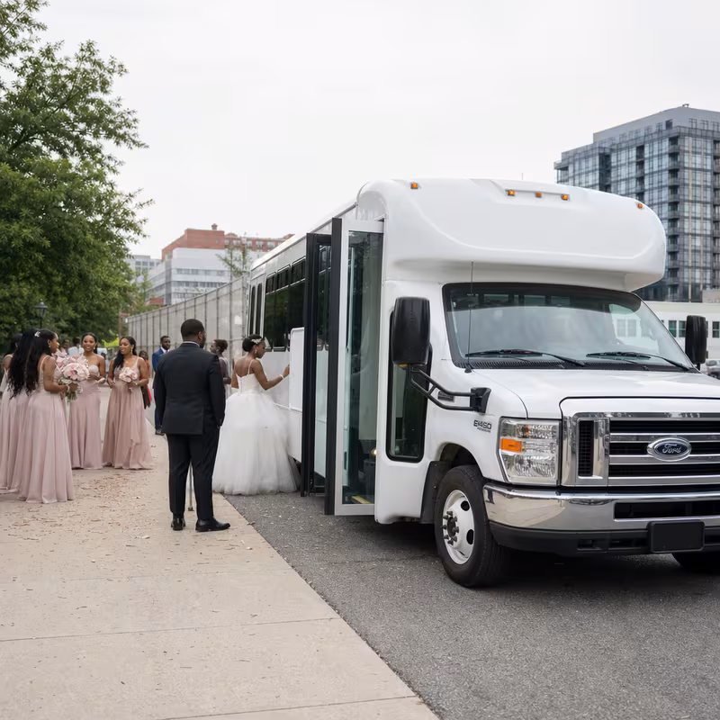 Fontana Wedding Transportation fleet vehicle