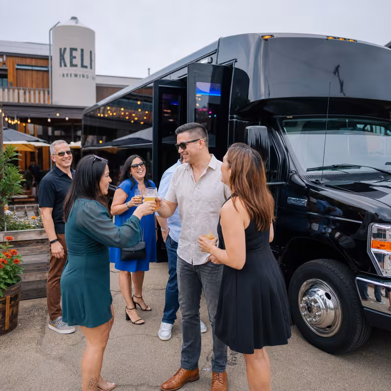 Fontana Winery & Brewery Tour Transportation fleet vehicle